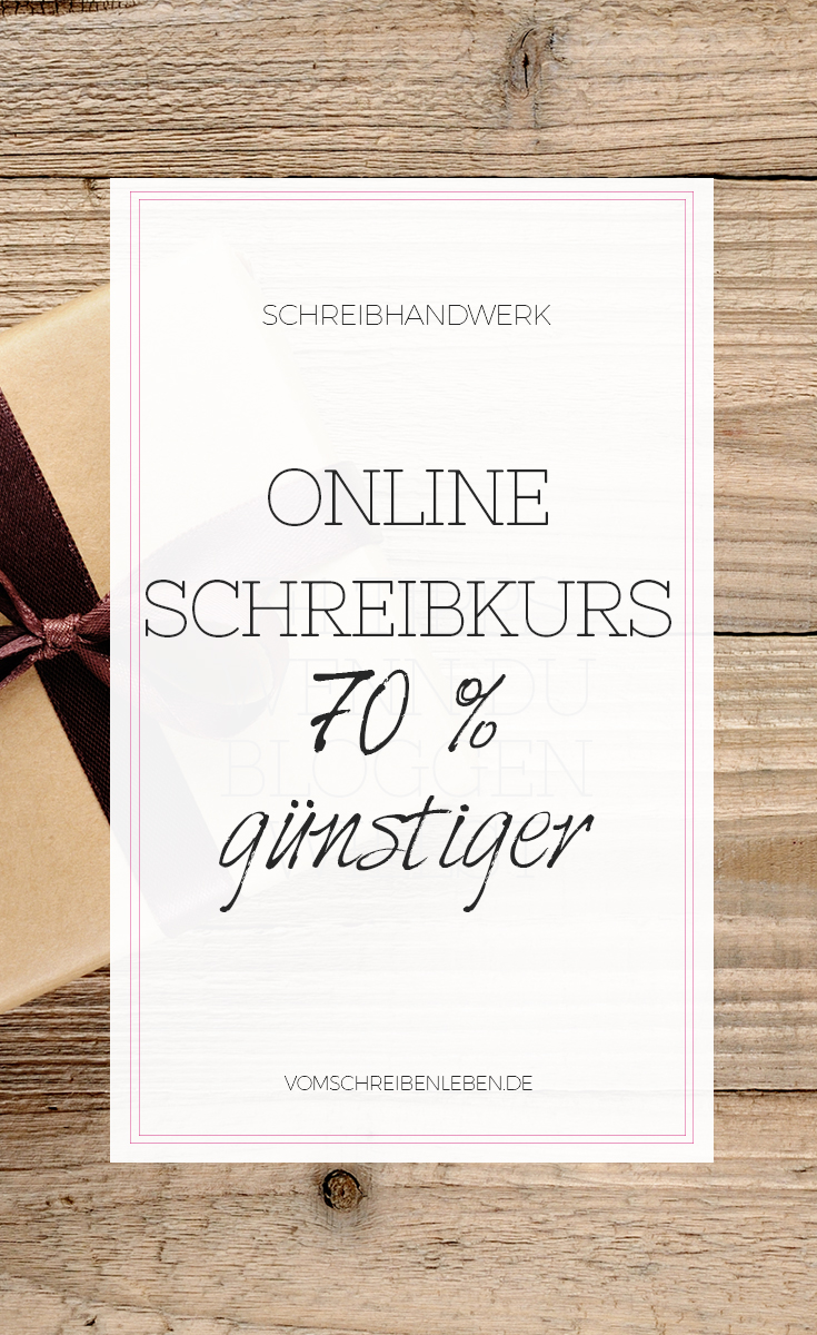 Ostergeschenk: Schreibkurs um 70 % günstiger