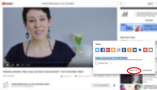 YouTube Video DSVGO sicher einbetten