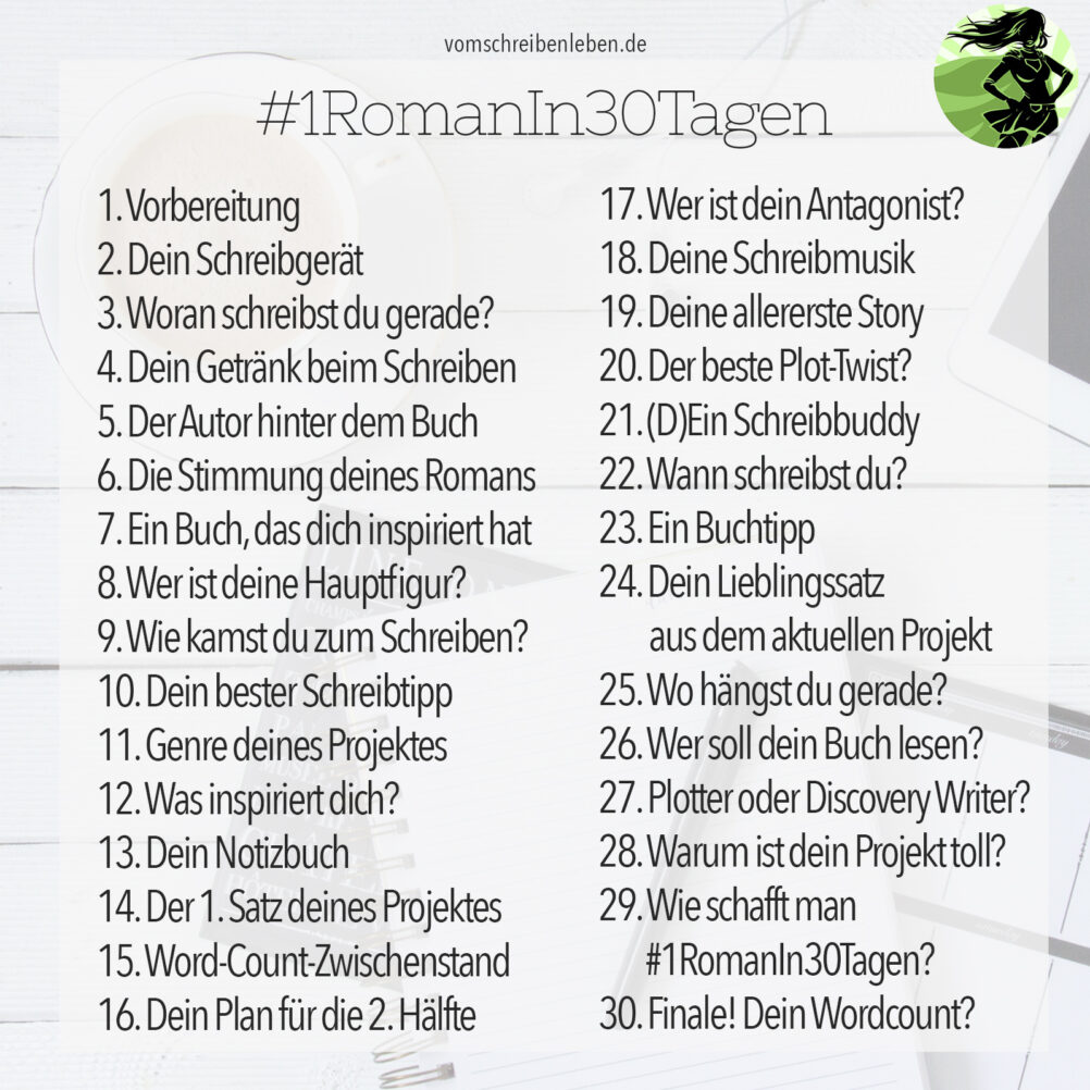 Instagram-Challenge: #1RomanIn30Tagen