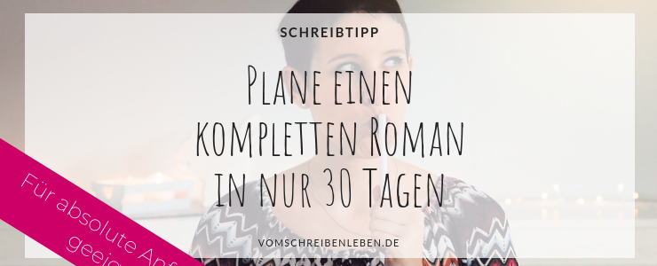 Roman planen in 30 Tagen